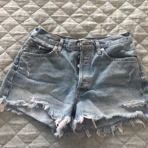 NWOT AGOLDE Parker shorts size 26